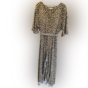 Cato Green and Cream Dress